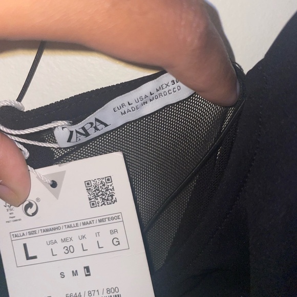 Zara ASYMMETRICAL BODYSUIT - Picture 11 of 13